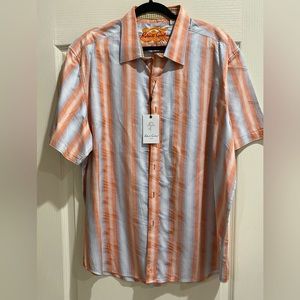 NWT Robert Graham Mens Size 3xlarge button Shirt